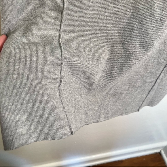 Zara Sleeveless Turtleneck Sweater Top Gray L - Picture 6 of 12